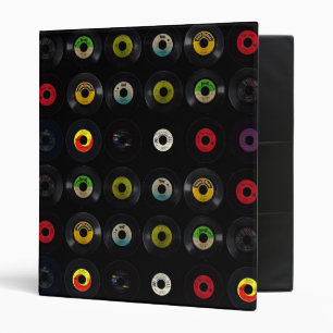 Retro Record Vinyl Albums Binder