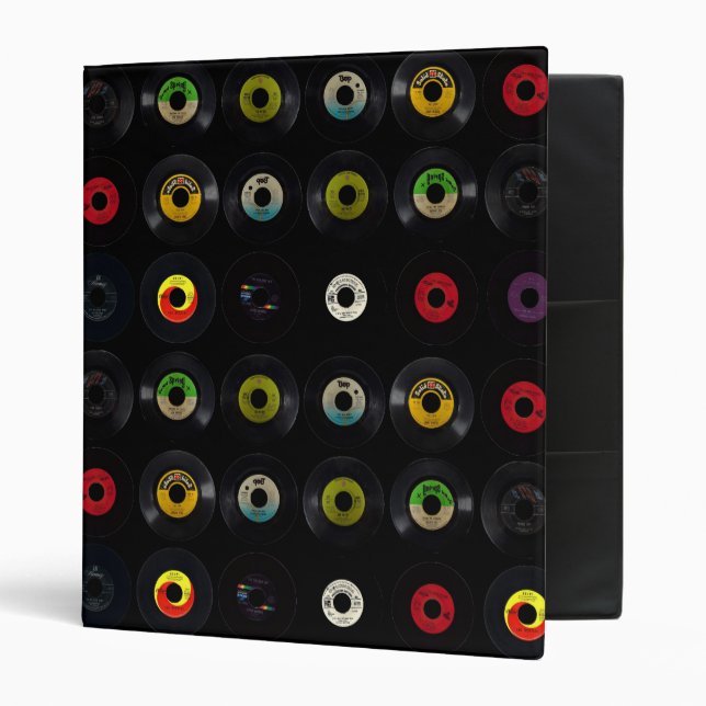 Retro Record Vinyl Albums Binder (Front/Inside)
