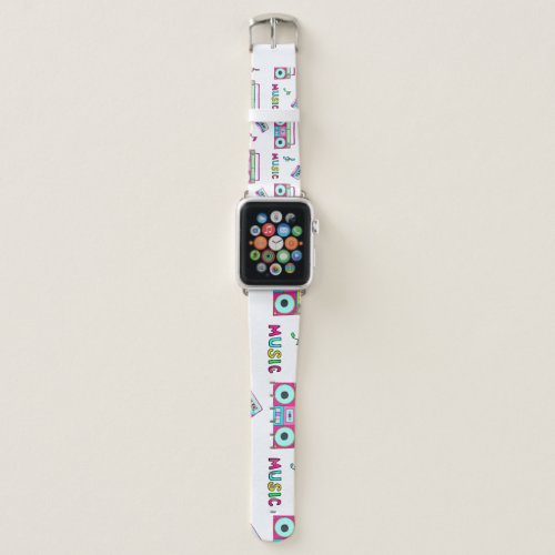 Retro Recorder Tape Seamless Apple Watch Band