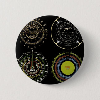 Retro Records Pinback Button