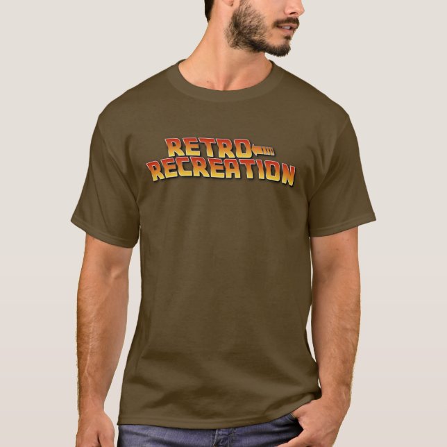 Retro Recreation Back To The Future Logo T-Shirt (Front)