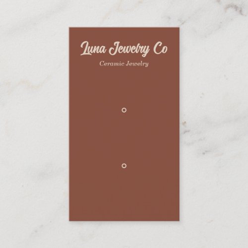 Retro Red 2 Pin Jewelry Business Card