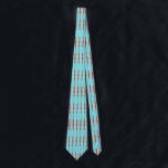 Retro Red and Turquoise Dots Tie<br><div class="desc">Whoever said, “Dot, dot not a lot, ” never saw this Retro Red and Turquoise Dots Tie. It features an aqua background with rows of vibrant red and turquoise circles in graduated sizes. This vintage inspired pattern is like the Russian nesting dolls of the polka dot world! It’s retro. It’s...</div>