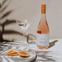 Retro Red & Blue Stripes Bachelorette