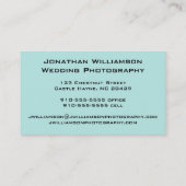 Retro Red Camera Photography Business Cards (Back)