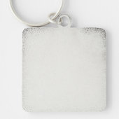 Retro Red Cherry Squares Keychain (Back)
