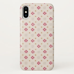 Red Retro Wallpaper Iphone Cases Covers Zazzle