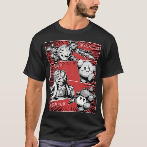 Retro Red Graphic Dreamland Squad Poster T_Shirt