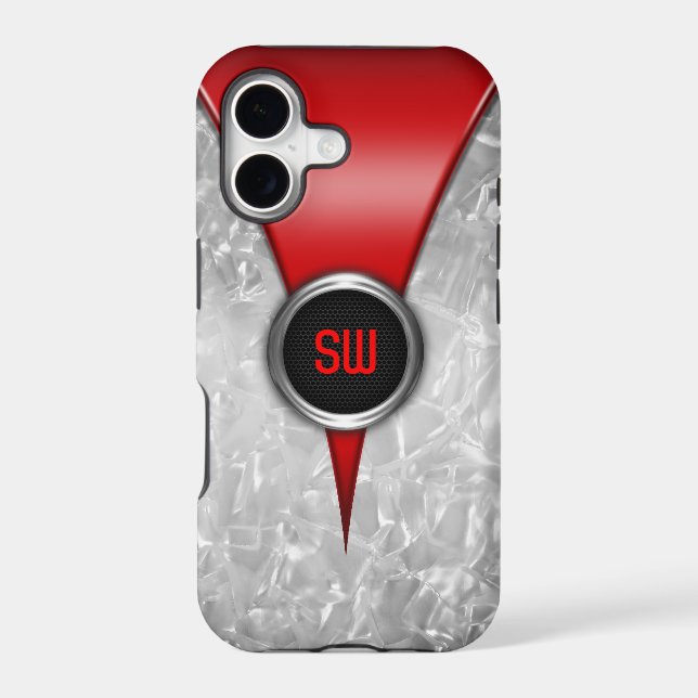 Retro Red iPhone 5 Case (Back)