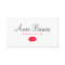 Retro Red Kissing Lips Makeup Artist Beauty Salon