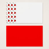 Retro Red Strawberry and Flower Pattern (Front & Back)