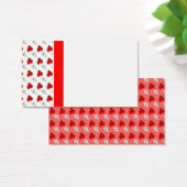 Retro Red Strawberry and Flower Pattern Template (Desk)