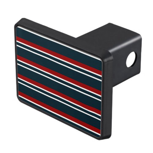 Retro Red Tartan Stripe Hitch Cover