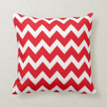 Retro RED Zig Zag Pattern Throw Pillow<br><div class="desc">Retro RED Zig Zag Pattern Retro Zig Zag Design by Sarah Nelson Carter www.sarahnelsoncarter.com</div>