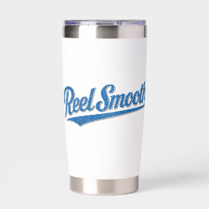 Retro Reel Smooth Fisherman Funny Nautical Fishing Insulated Tumbler