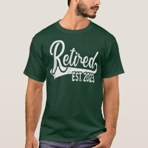 Retro Retired Est  T-Shirt