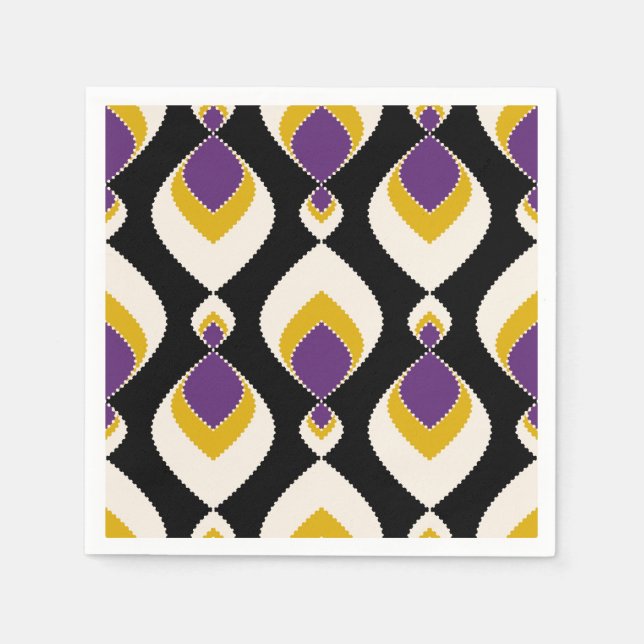 Retro, retro ornament napkins (Front)