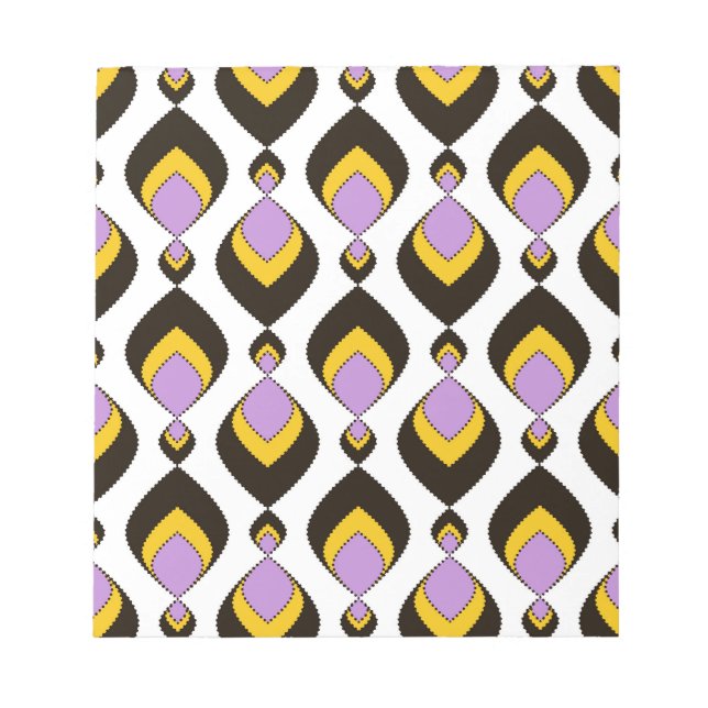 Retro, retro ornament notepad (Front)