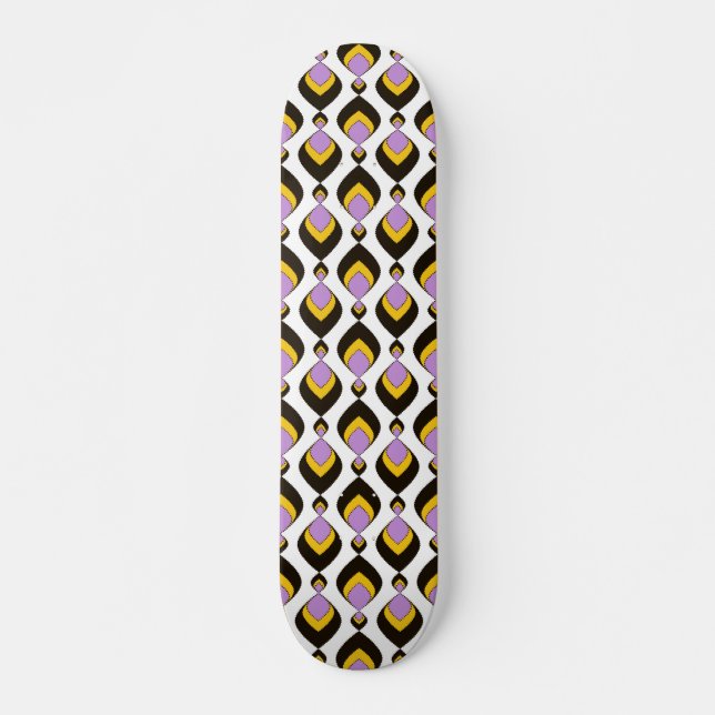 Retro, retro ornament skateboard (Front)