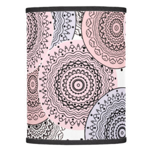 Retro, retro pattern, beige , grey elegant lamp shade