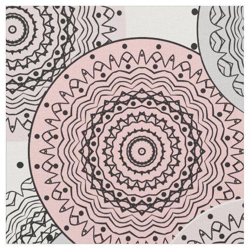 Retro, retro pattern, blue and pink,  elegant fabric