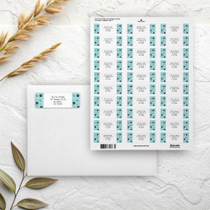 Retro Return Address Label