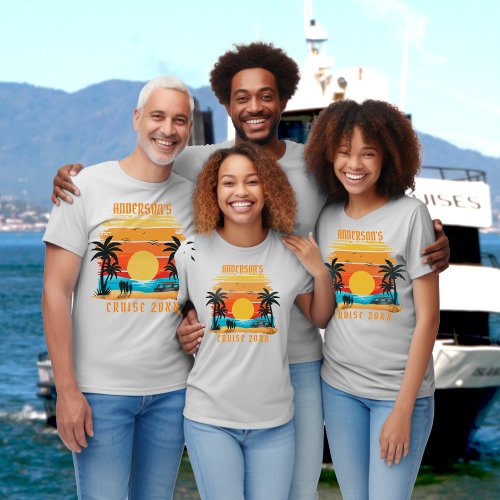 Retro reuninon family trip team reuniting T_Shirt