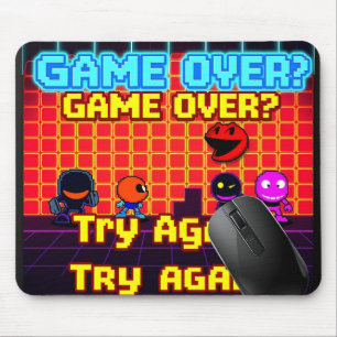 Retro Revival Pixel Art Gaming Mouse Pad – Relive 