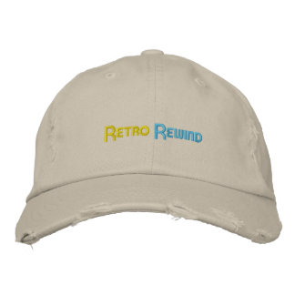 Retro Rewind Distressed style Hat