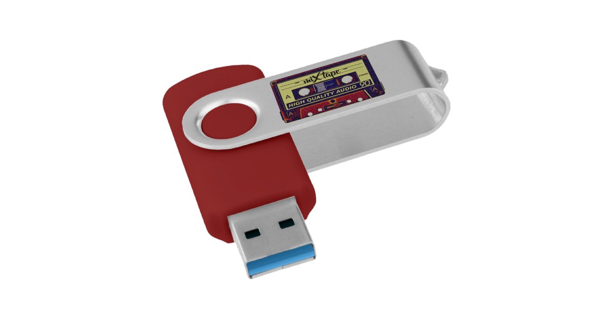 Retro Rewind: Mix Tape Flash Drive | Zazzle