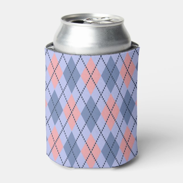 Retro rhombic pattern.  can cooler (Can Front)
