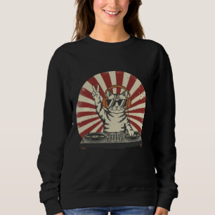 Retro Rhythm: The Meow-Mix Master Sweatshirt