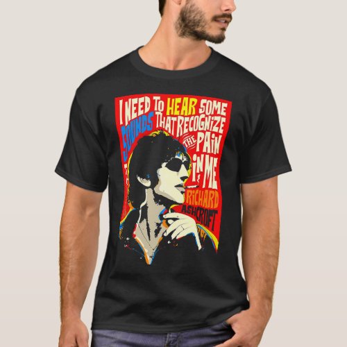 Retro Richard Art Ashcroft Cool Graphic Gift T_Shirt