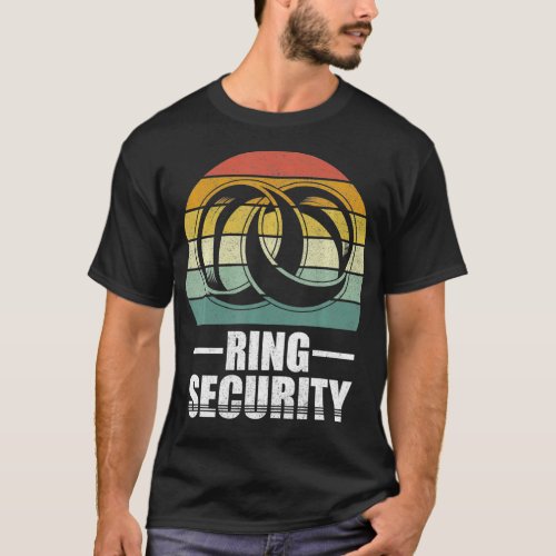 Retro Ring Security  Ring Bearer  Ring Bearer Gift T_Shirt