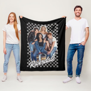 Retro Riverdale Group Graphic Fleece Blanket