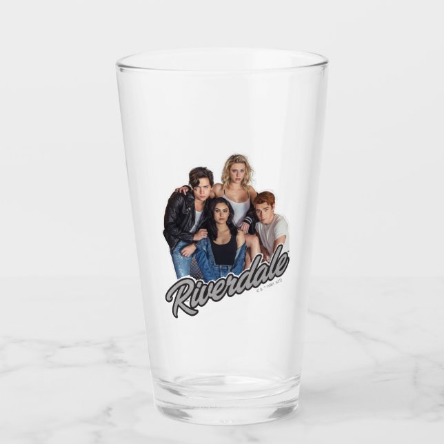 Retro Riverdale Group Graphic Glass (Front)