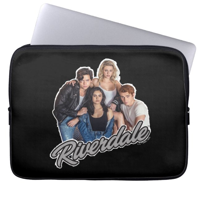 Retro Riverdale Group Graphic Laptop Sleeve (Front)