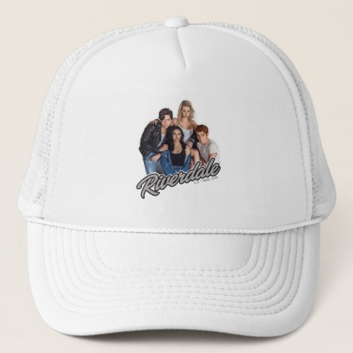 Retro Riverdale Group Graphic Trucker Hat