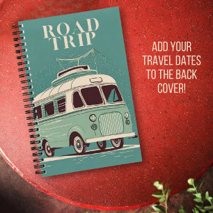 Retro Road Trip Journal   Road Trip Travel Journal