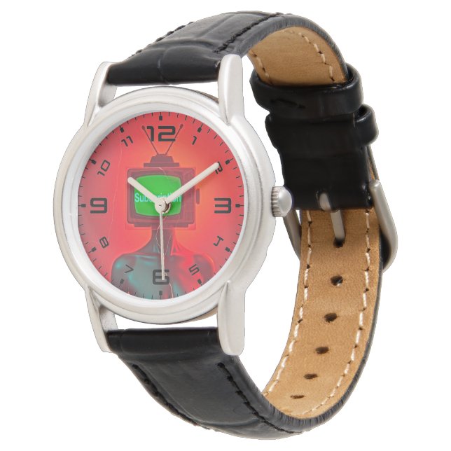 Retro Robo-Glow Watch (Angled)
