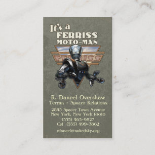 Retro Robot Business Card