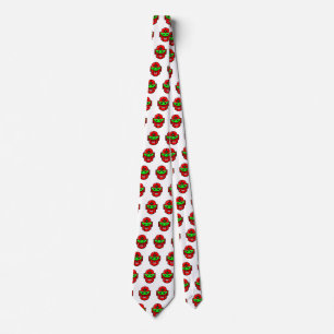 Retro Robot Head Neck Tie
