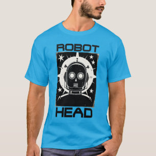 Retro Robot Head T-Shirt
