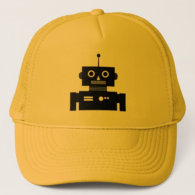 Retro Robot Shape Hat (Front)