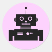 Toy Robots Vinyl Sticker, Zazzle