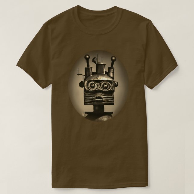 Retro Robot T-Shirt (Design Front)