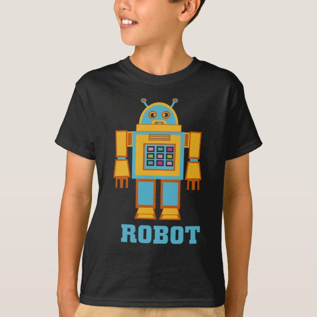 Retro Robot T-Shirt (Front)