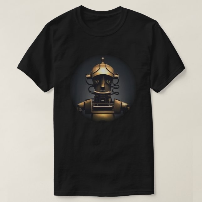 Retro Robot T-Shirt (Design Front)