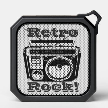 Retro Rock! 80s Boombox Bluetooth Speaker by DippyDoodle at Zazzle