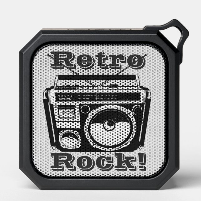 Retro Rock! 80s Boombox Bluetooth Speaker (Front)